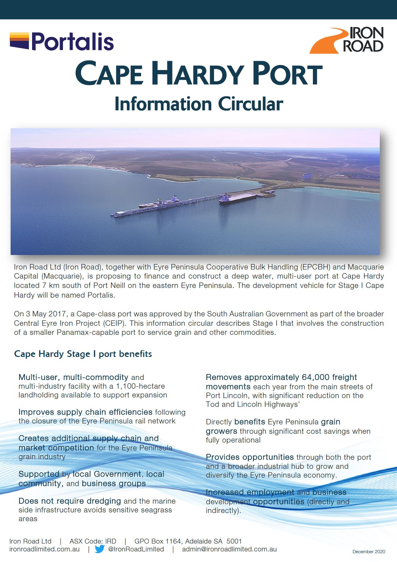 Cape Hardy Community Information Circular IRD Portalis 20201208